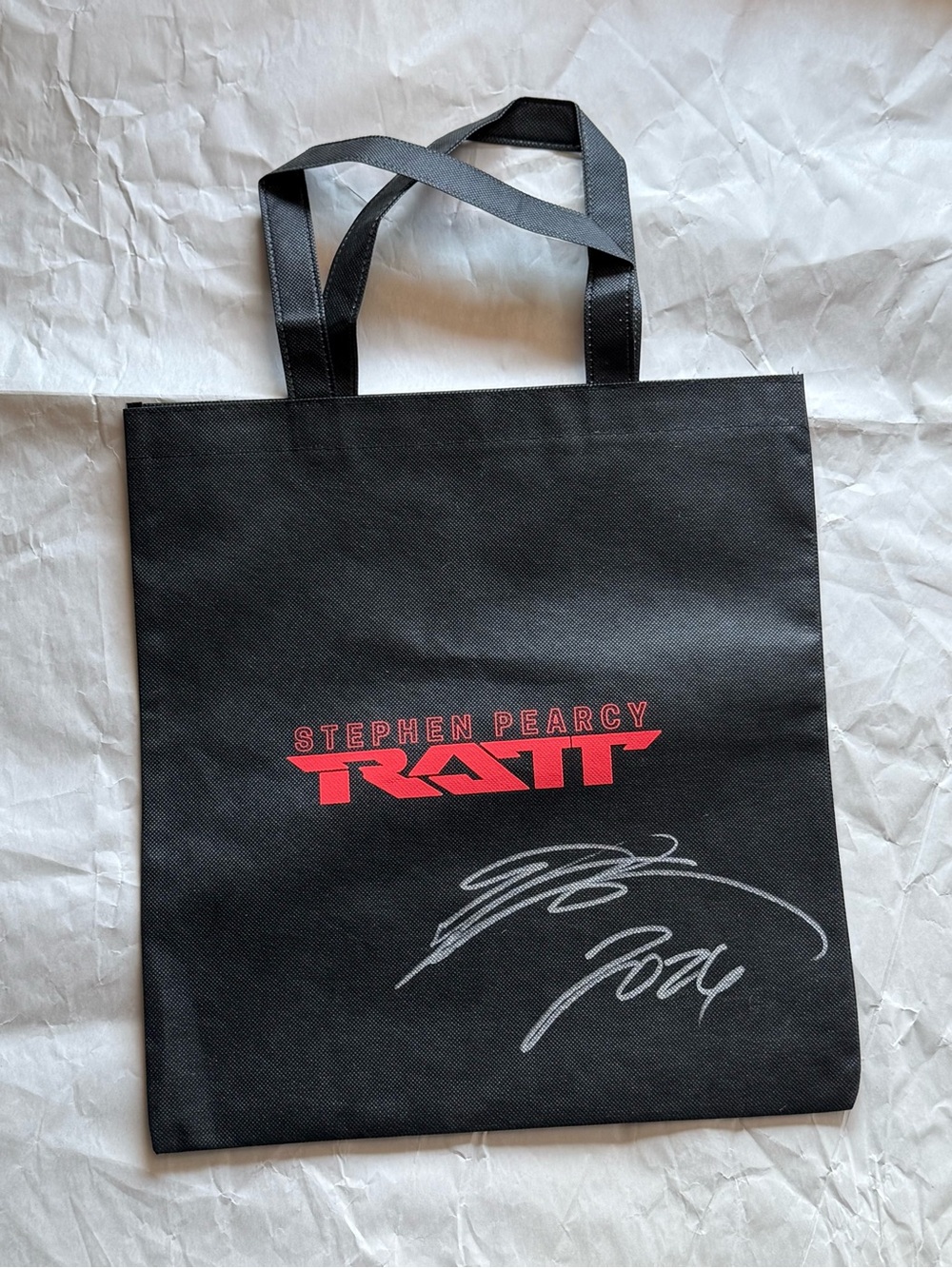 Stephen Pearcy Signed Tote